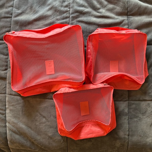 EUC Mossio Travel packing cubes, set of 6 coral - Picture 2 of 5